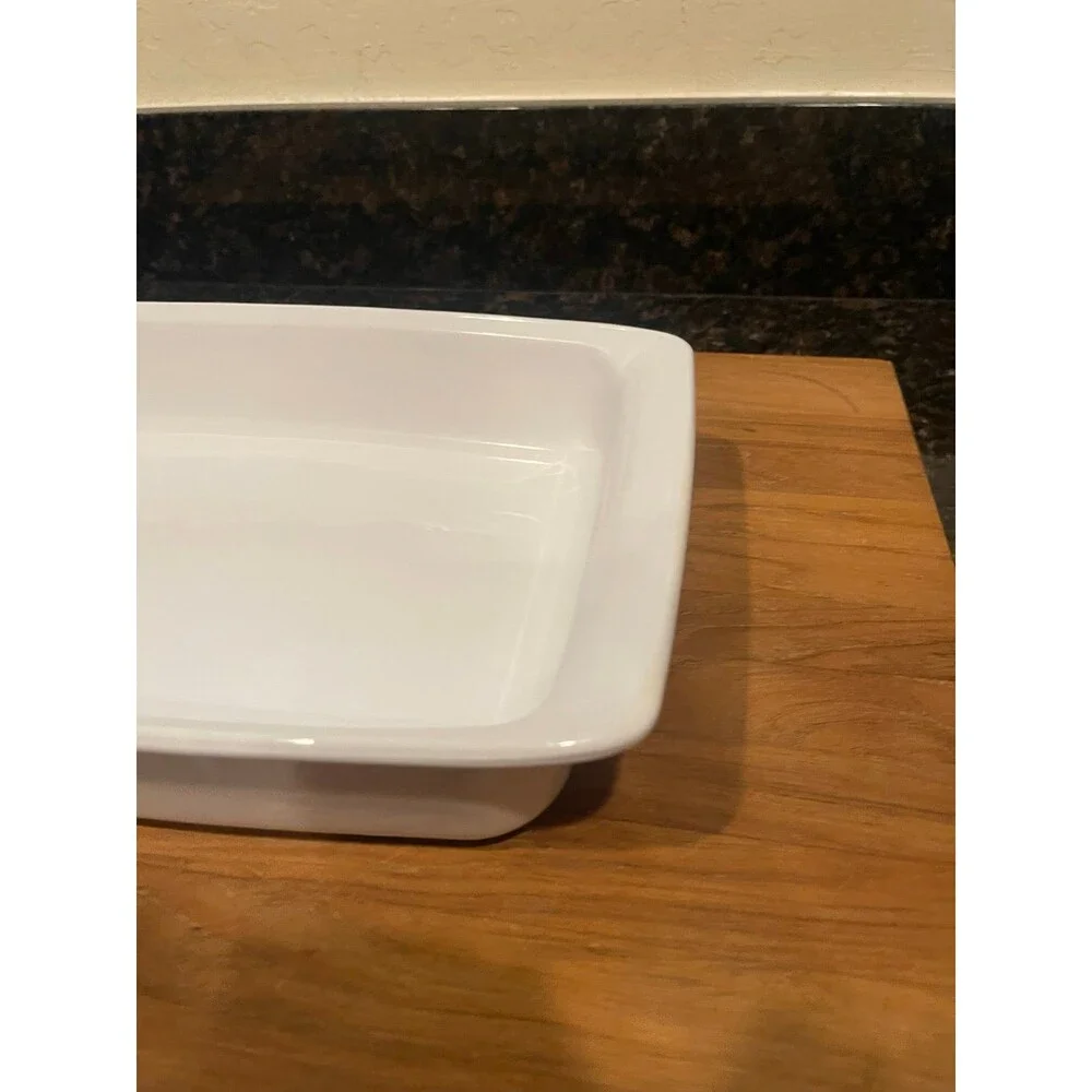 Corning Ware white P-332 Cornflower Casserole Lasagna